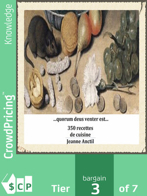 cover image of Jeanne Anctil; 350 recettes de cuisine.